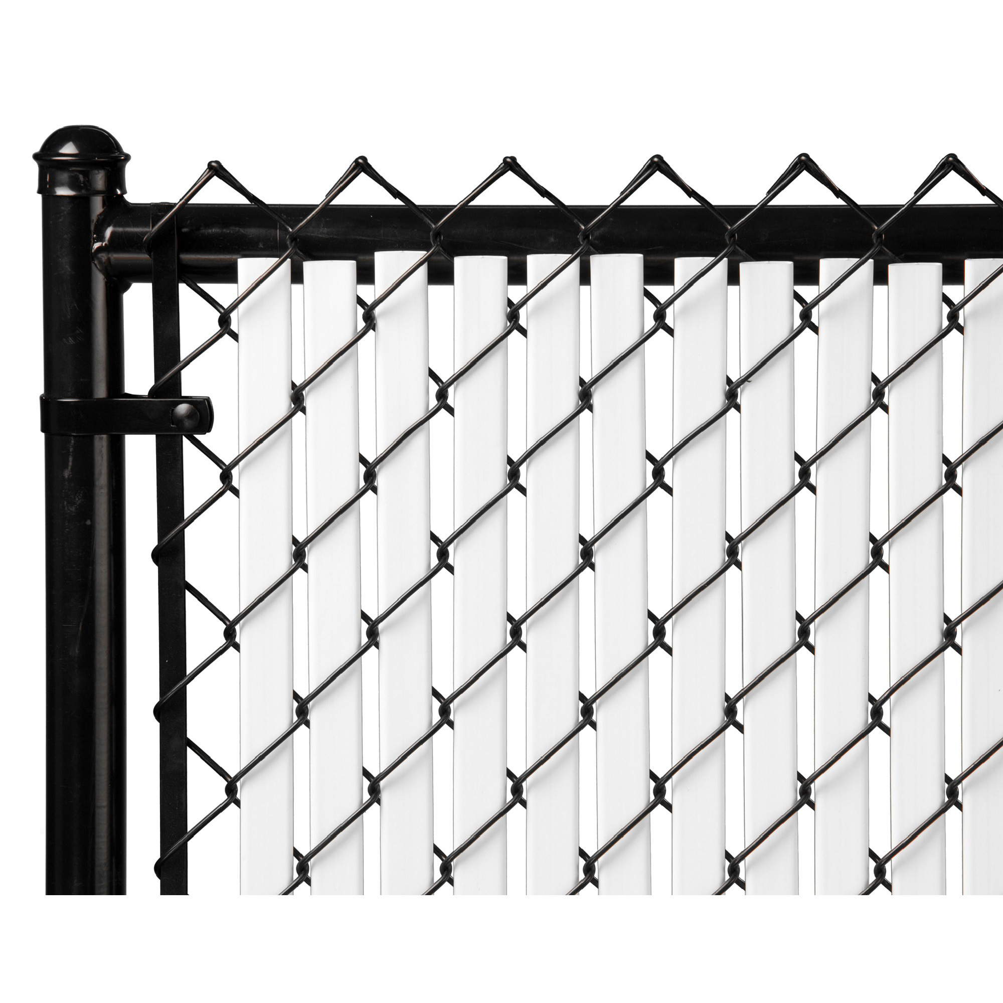 Tube Slats 5ft. Vertical Tube Privacy Slats, 82-Pc. Set, White, Covers 10 Linear Feet, Model# ST5WH